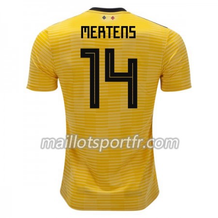 Maillot de Foot Belgique Mertens 14 Exterieur Coupe du monde 2018
